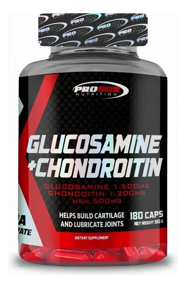 Glucosamine Suplemento em cápsulas Msm Prosize 180cps - Original