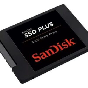 SSD 1TB Sata 3.0 6 GB/s Interno SanDisk Plus SDSSDA-1T00-G27 2,5 Polegadas Velocidade de Leitura Até 535 MB/s e Gravação Até 350 MB/s Preto