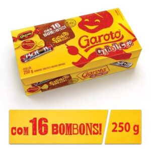 Caixa de 16 Unidades de Bombom Garoto Garotices de 250g