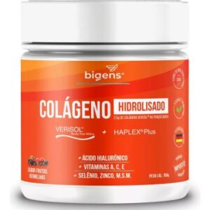Colágeno Verisol ® Hidrolisado Com Haplex ® Plus, Ácido Hialurônico, Vitaminas A, C, E, Selênio, Zinco E M.s.m. - 150g Bigens