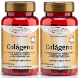 Colágeno Hidrolisado C/ Vitaminas Firmeza Elasticidade Pele
