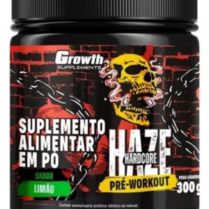 Pré-treino Haze Hardcore 300g - Growth Supplements Sabor Limão