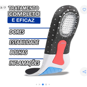 Palmilha macia anti dor - ortopédica