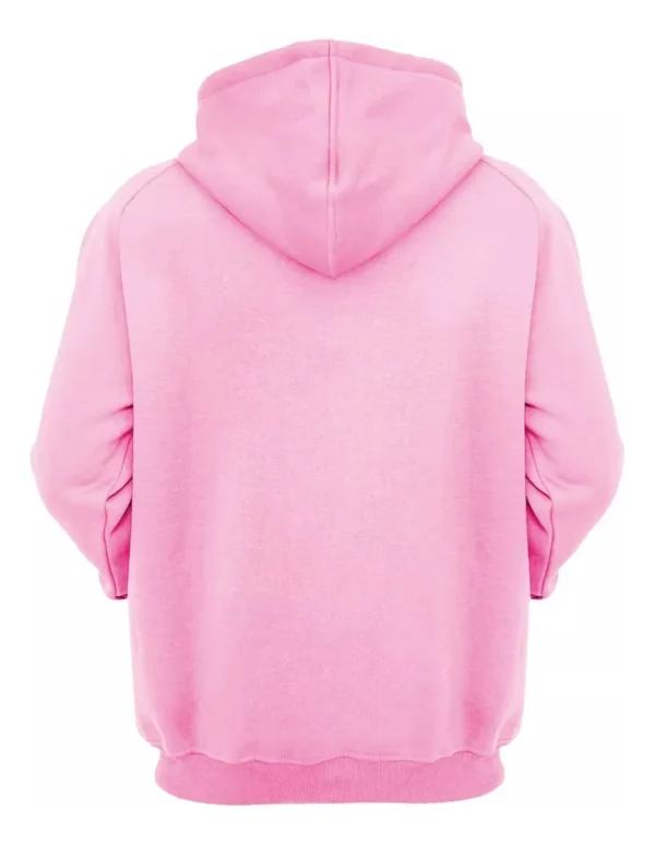 Kit 2 Blusa De Frio Feminino Moletom Flanelado Liso Capuz