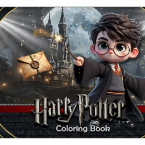 Pintar Livro De Colorir Harry Potter Capa Dura Varios Desenhos Tamanho A5