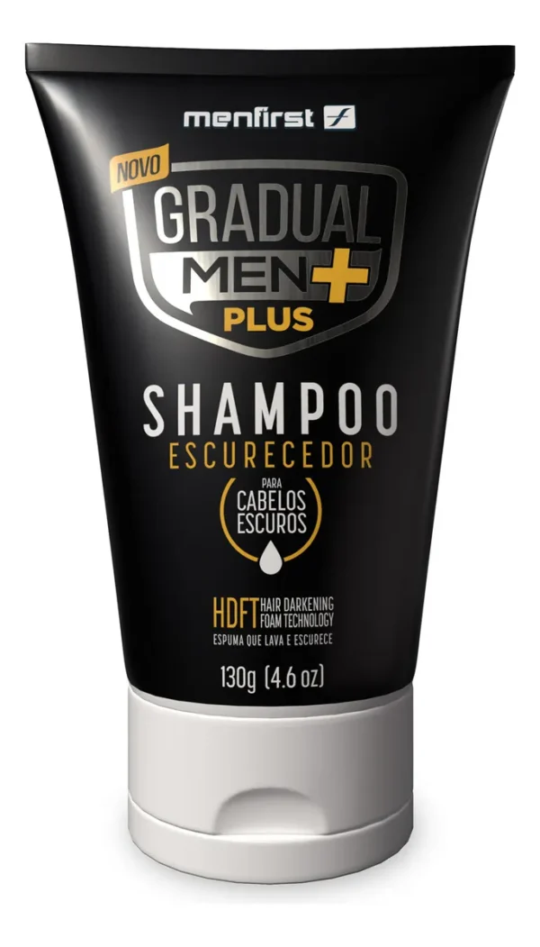 Shampoo Escurecedor De Cabelo Gradual Men Plus + Potente