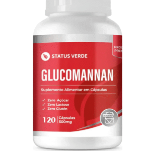 Glucomannan 120 cápsulas de 500mg